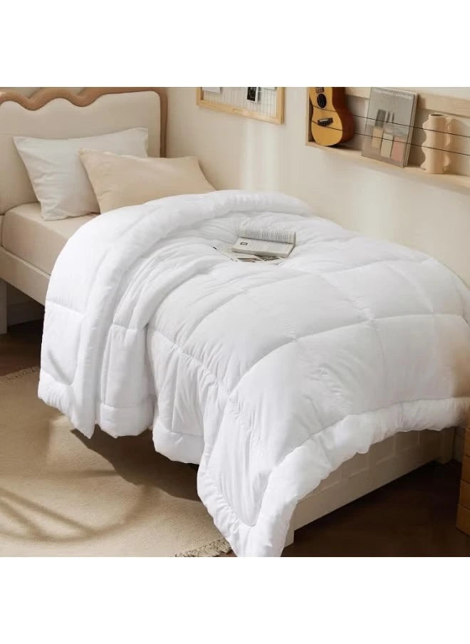 White Duvet on a bed