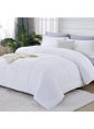 White 3pcs comforter