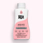 Rit all purpose dye bottle in petal pink color on a white background